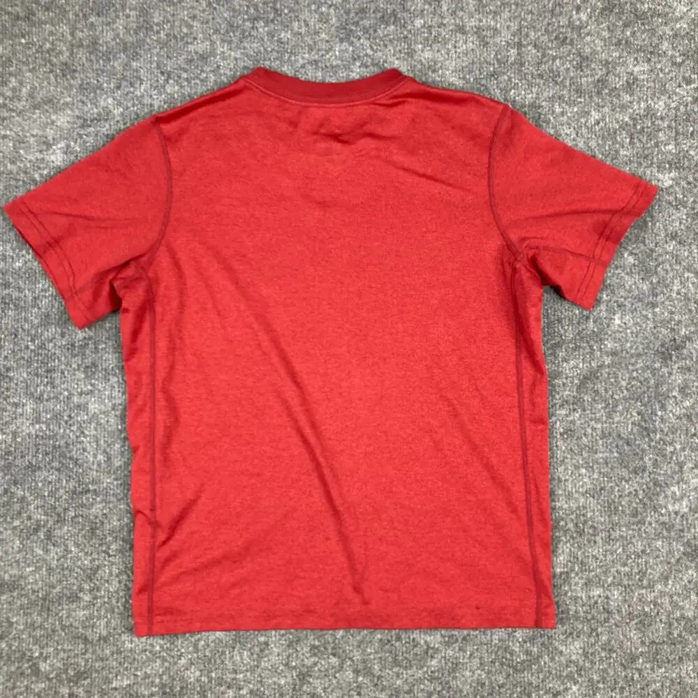 Nike Arkansas Razorbacks Dri-Fit Shirt Boys Size M Red Graphic Athletic‎ Tee